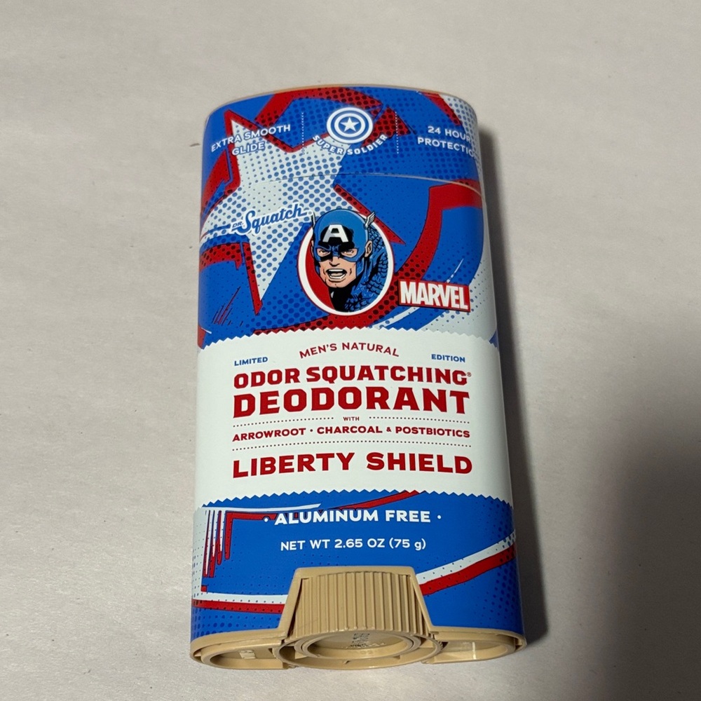 Marvel Liberty Shield Deodorant - Red, Blue, White